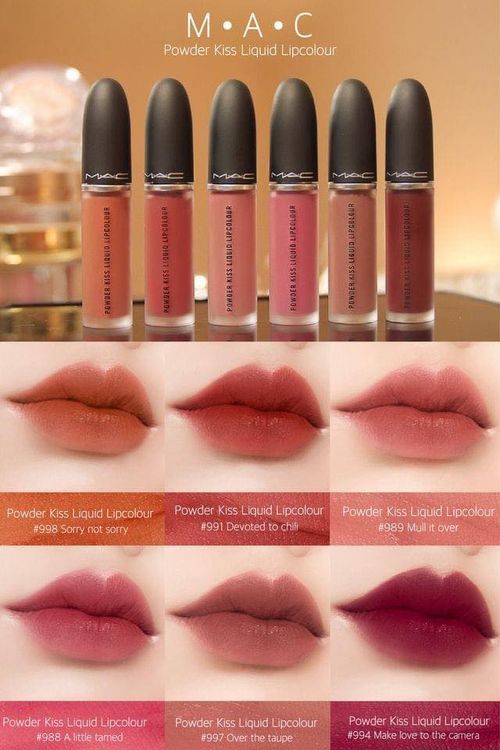 No. 2 - M.A.C Powder Kiss Liquid Lipcolour - 5