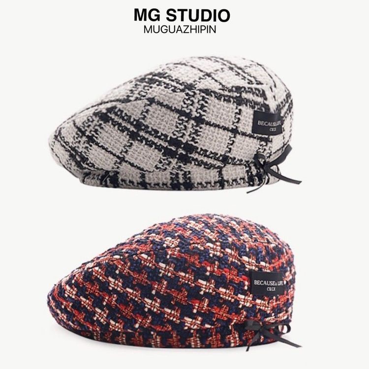 No. 7 - Mũ Nồi MG STUDIO Vải Tuýt Phối Nơ - 3