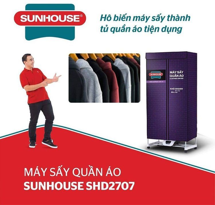 No. 7 - Tủ Sấy Quần Áo Sunhouse SHD2707 - 1