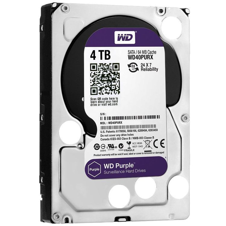 No. 1 - Ổ Cứng HDD Camera WD Purple SurveillanceWD40PURZ - 4