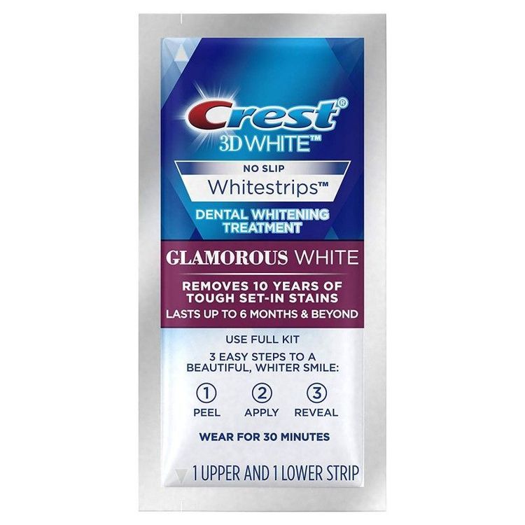 No. 1 - Miếng Dán Trắng Răng Crest 3D White Whitestrips Glamorous White - 3