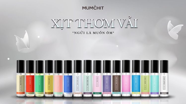 No. 1 - Xịt Thơm Quần Áo MumchitSoft Blue Soap - 1