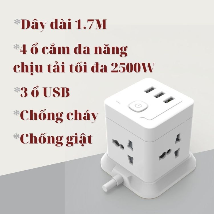 No. 1 - Ổ Cắm Điện Đa Năng CubeZ Shoptida - 4