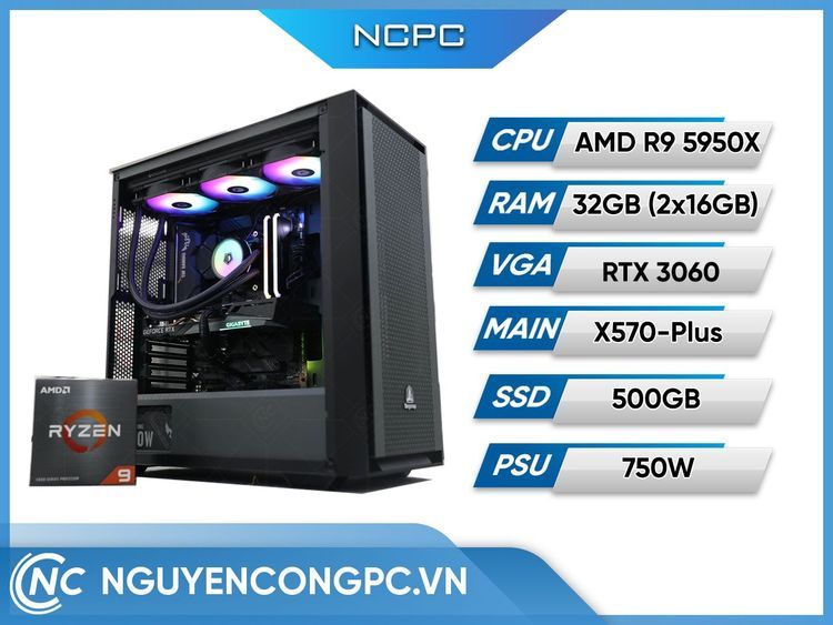 No. 5 - CPU Máy Tính AMD Ryzen 9 5950X - 4