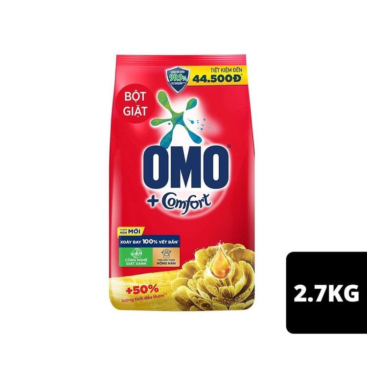 No. 6 - Bột Giặt OMO Comfort Tinh Dầu 2.7kg - 1