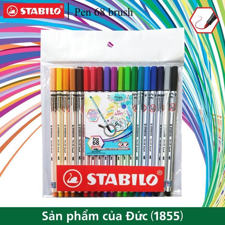 No. 2 - Bút Lông Màu Stabilo Pen 68 Brush PN68BR - 3