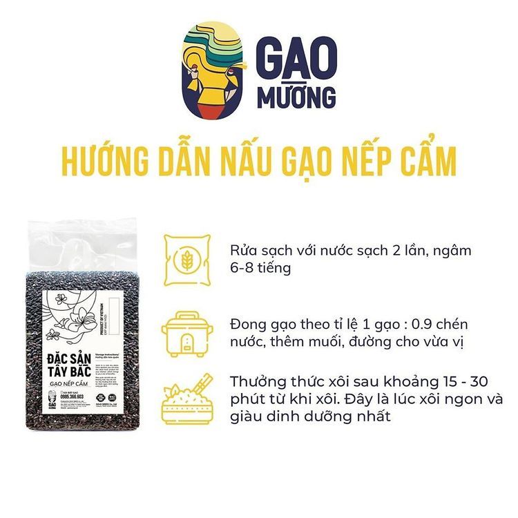 No. 4 - Gạo Nếp Cẩm GAO Mường - 2