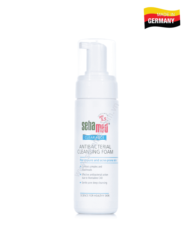 No. 1 - Sữa Rửa Mặt Tạo Bọt Kháng Khuẩn Trị Mụn Sebamed - 1