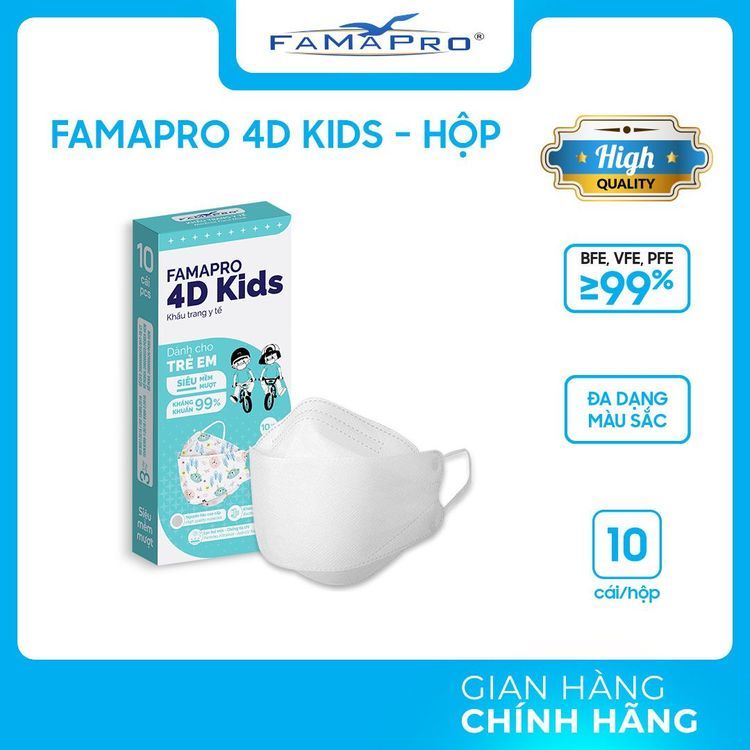 No. 7 - Khẩu Trang Trẻ Em Famapro 4D KIDS - 1