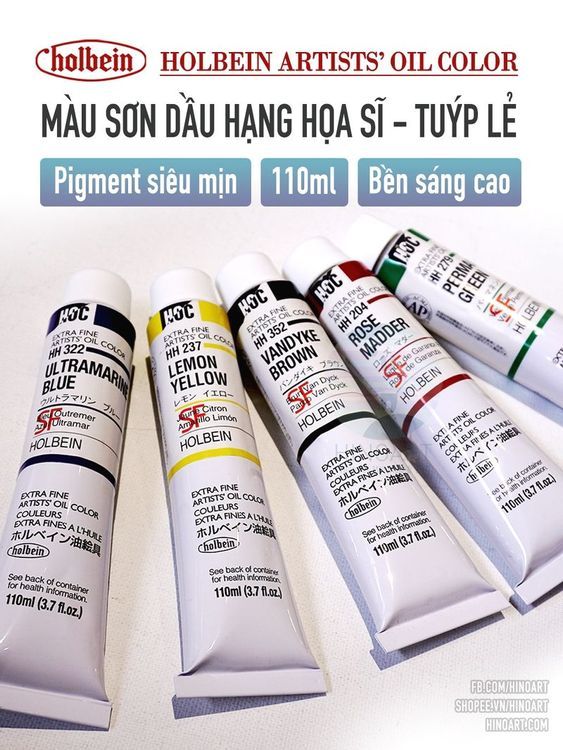 No. 2 - Sơn Dầu Holbein Artist Oil Color - 1