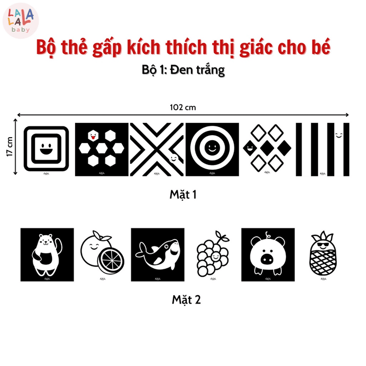 No. 8 - Bộ Thẻ Gấp Kích Thích Thị Giác - 2