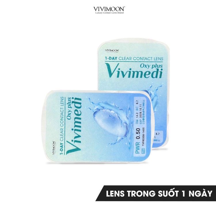 No. 7 - Kính Áp Tròng 1 Ngày Vivimedi Oxy Plus - 1