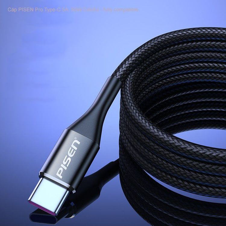 No. 7 - Cáp Pisen USB Type C ProLS-TC09-2000 - 3