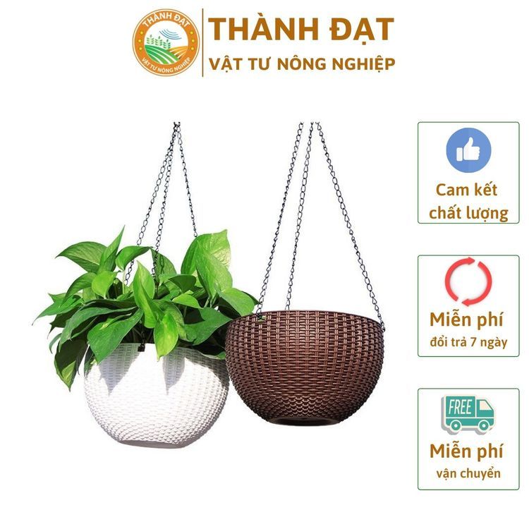 No. 4 - Chậu Hoa Treo Mây Nhựa Dẻo - 2