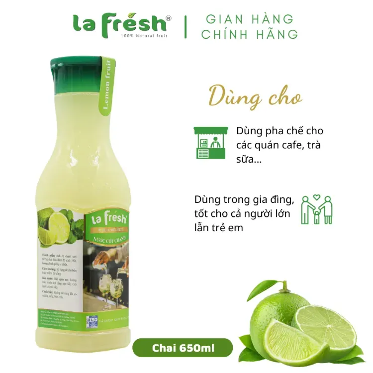 No. 5 - Nước Cốt Chanh Vắt Không Đường La Fresh - 6