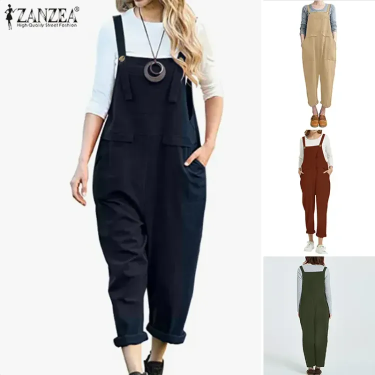 No. 4 - Jumpsuit Năng Động Dành Cho Nữ ZANZEA - 6