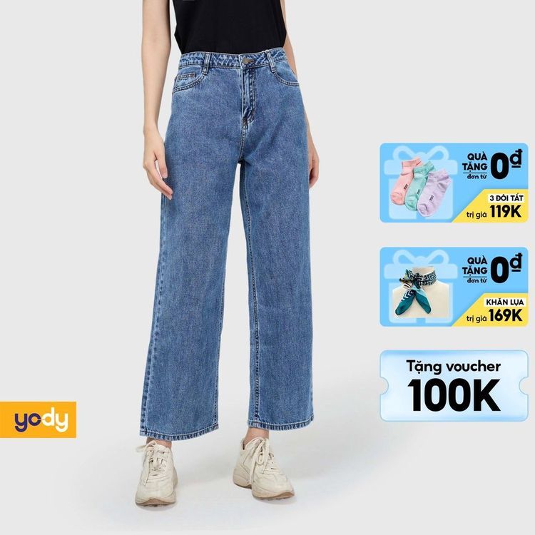 No. 8 - Quần Jeans Ống Rộng QJN4022 - 1