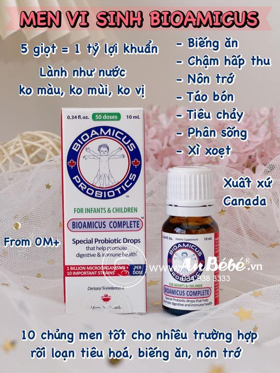 No. 5 - Men Vi Sinh Cho Trẻ BioAmicus Complete - 1