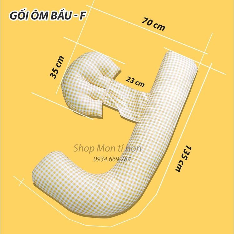 No. 4 - Gối Ôm Bà Bầu Hình Chữ F 2 trong 1 - 4