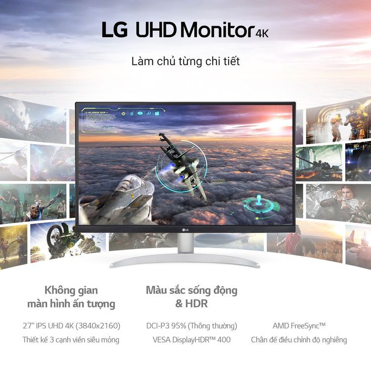 No. 3 - Màn Hình LG UHD 4K 27UP600-W27UP600-W - 3