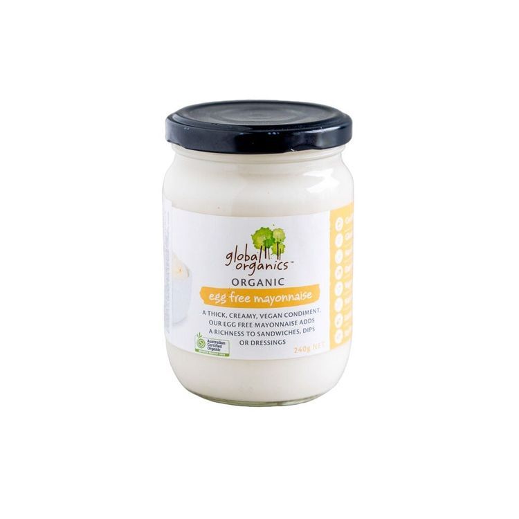 No. 1 - Sốt Mayonnaise Hữu Cơ Không Trứng Global Organics - 1