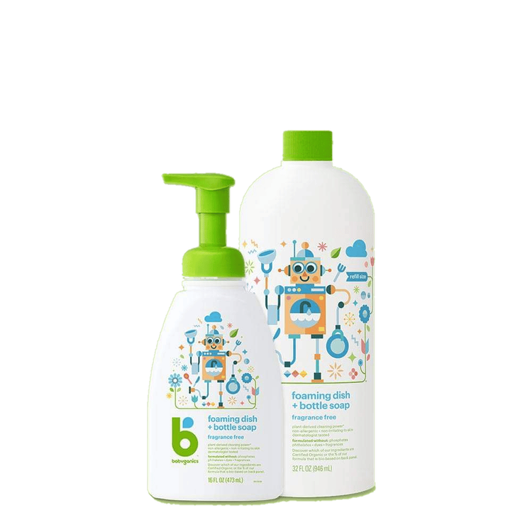 No. 6 - Nước Rửa Bình Sữa Tạo Bọt Babyganics - 4