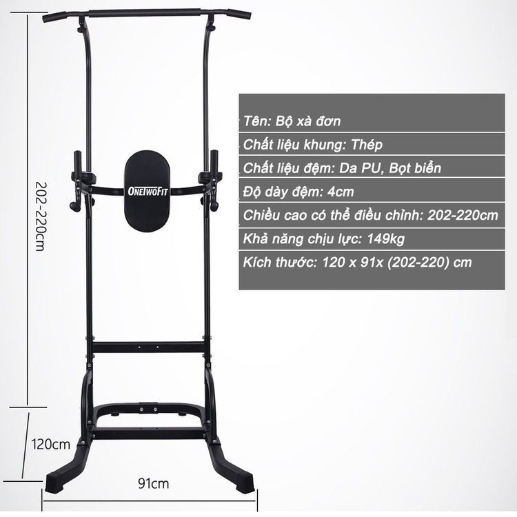 No. 7 - Xà Đơn OneTwoFit OT061A - 6