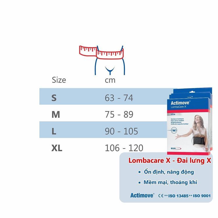 No. 3 - Đai Lưng Chấn Thương Cao Cấp Actimove Lombacare X - 5