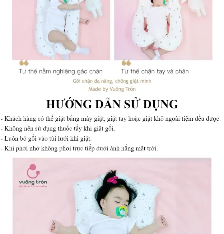 No. 5 - Gối Chặn Chữ U Đa Năng Vuông Tròn - 5