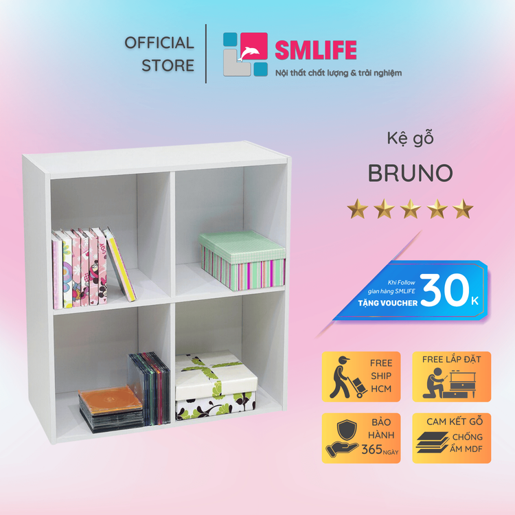 No. 8 - Kệ Sách Mini SMLIFE Bruno - 3