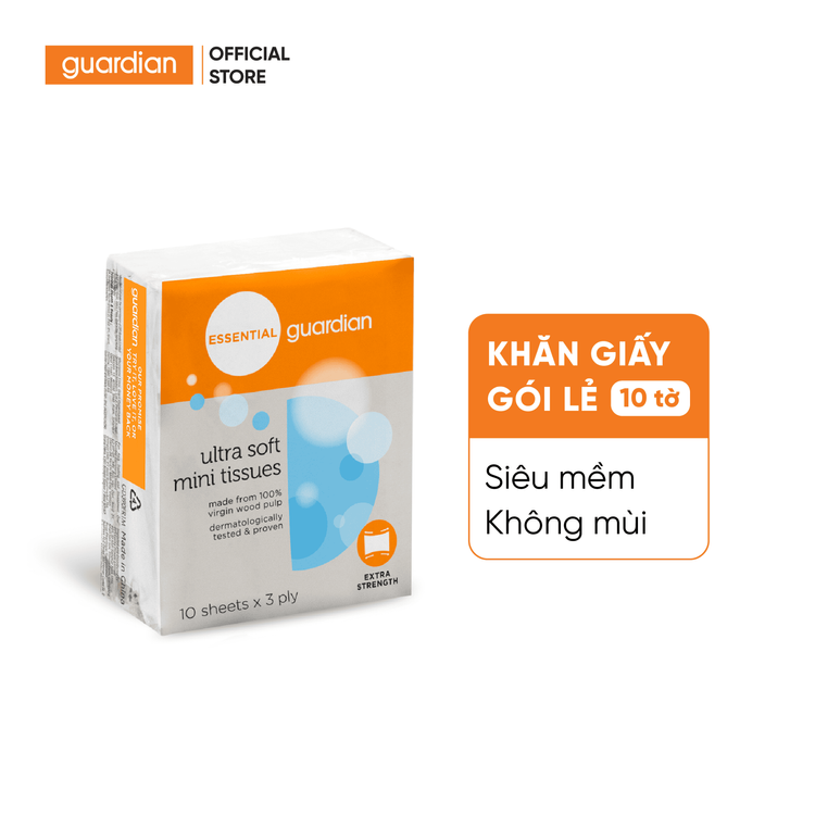 No. 9 - Khăn Giấy Bỏ Túi Siêu Mềm Guardian Ultra Soft Mini - 1