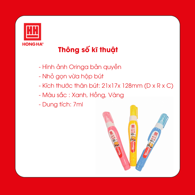 No. 7 - Bút Xóa Hồng HàCV-02 - 3502 - 4