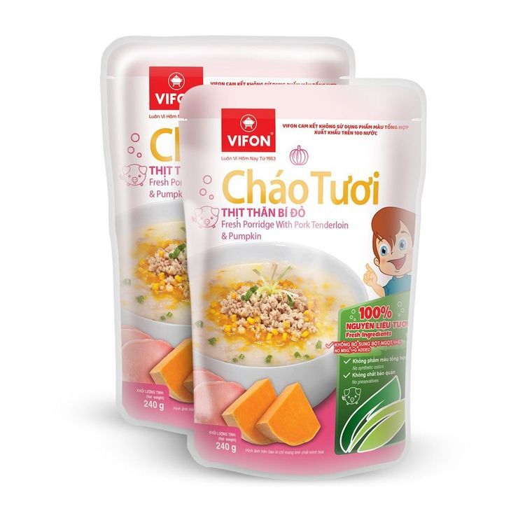 No. 1 - Cháo Tươi Vifon Thịt Thăn Bí Đỏ - 4