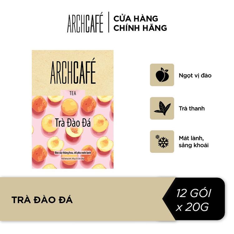 No. 8 - Trà Đào Đá - Trà hoà tan Archcafé - 1