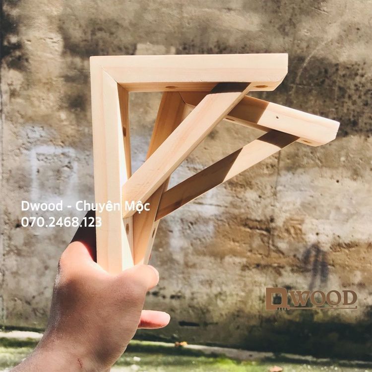 No. 7 - Kệ Gỗ Dwood Bắt Góc Tường - 4