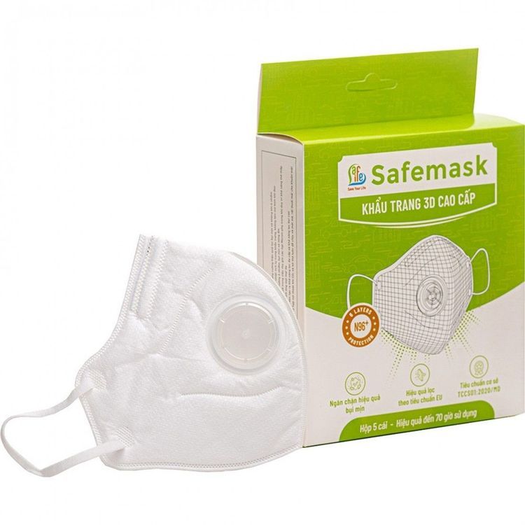 No. 7 - Khẩu Trang Trắng Safelife Safemask N96+ - 2