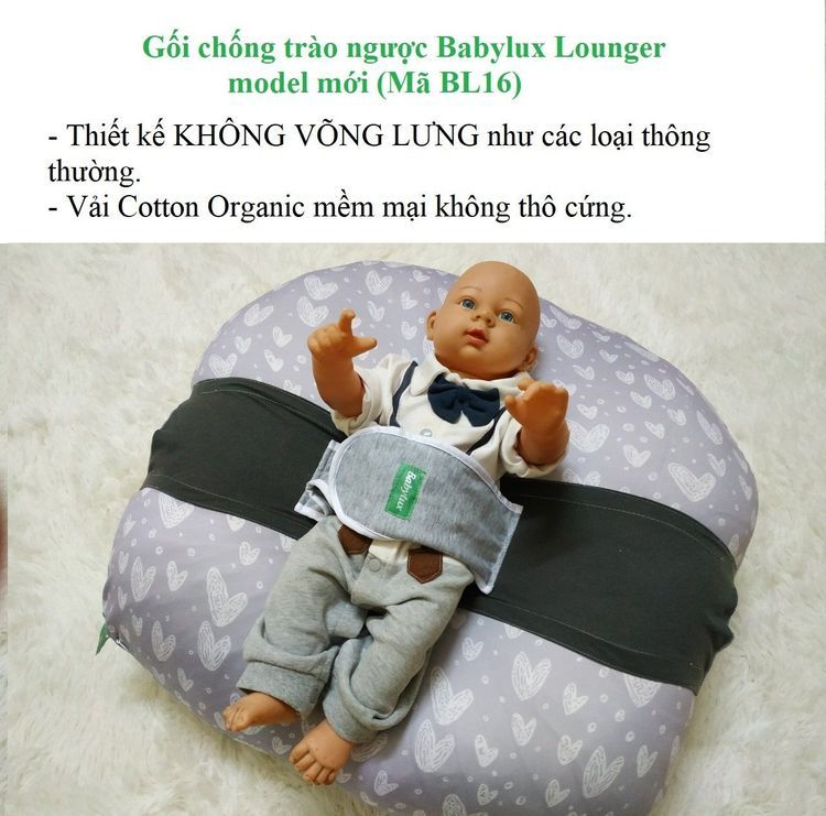 No. 6 - Gối Chống Trào Ngược Cho Bé Babylux Lounger - 1