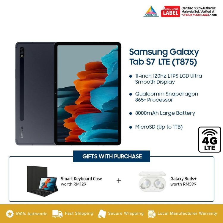 No. 2 - Samsung Galaxy Tab S7 LTE - 3