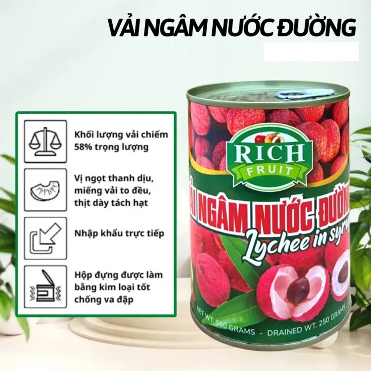 No. 1 - Vải Ngâm Đường Rich - 4