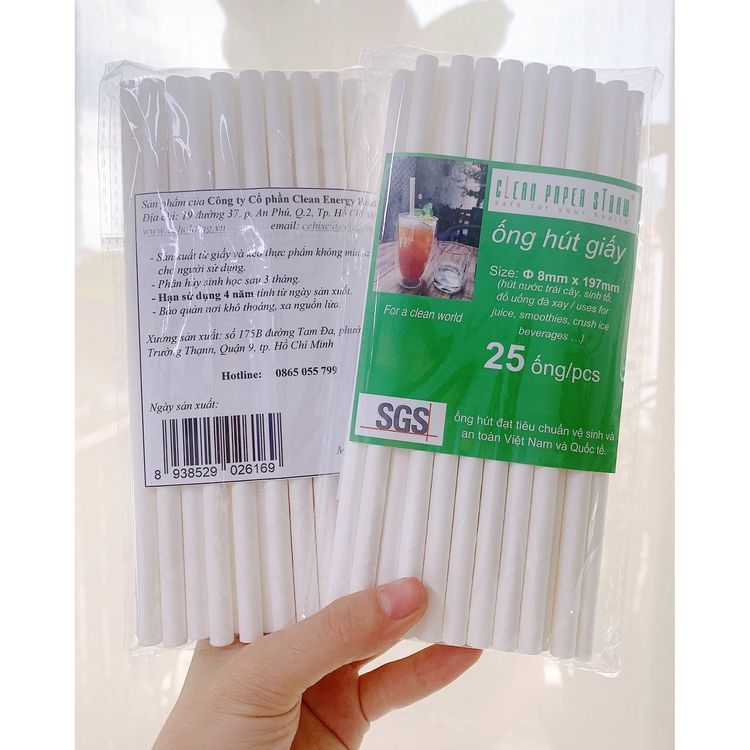 No. 8 - Ống Hút Giấy Clean Paper Straw - 3