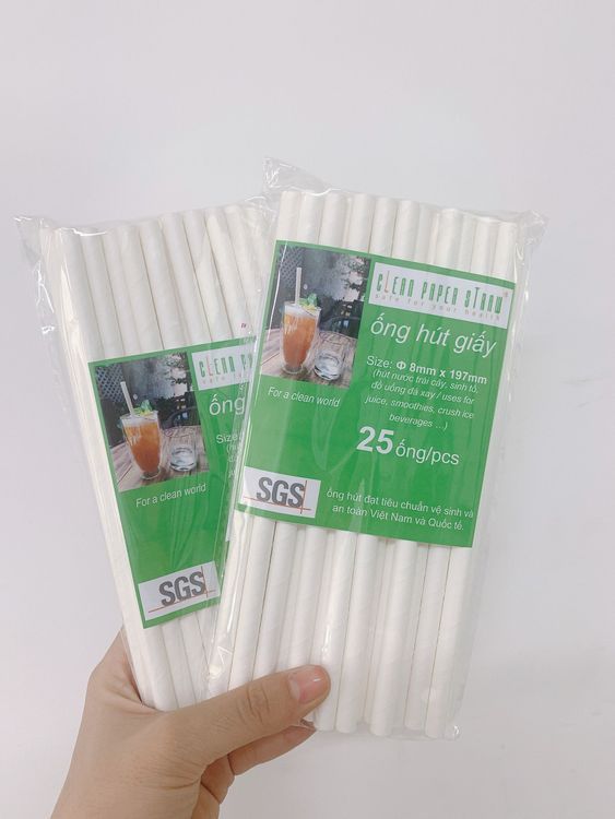 No. 8 - Ống Hút Giấy Clean Paper Straw - 1