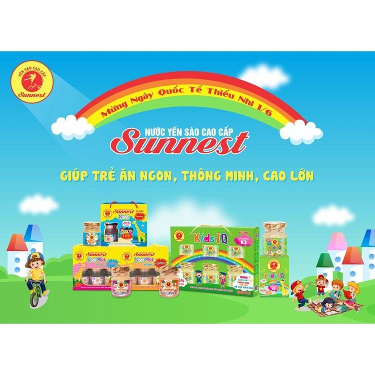 No. 9 - Nước Yến Sào Sunnest KID IQ 25% - 3