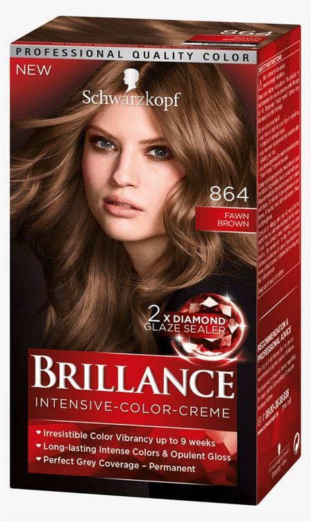 No. 5 - Schwarzkopf Brilliance - Màu 864 Fawn Brown - 5