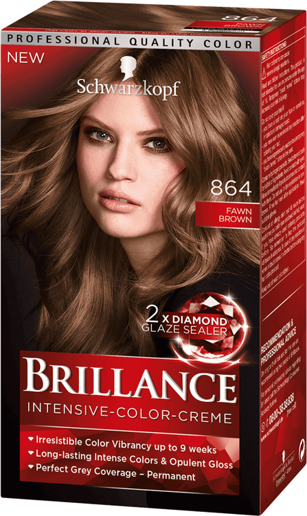 No. 5 - Schwarzkopf Brilliance - Màu 864 Fawn Brown - 6