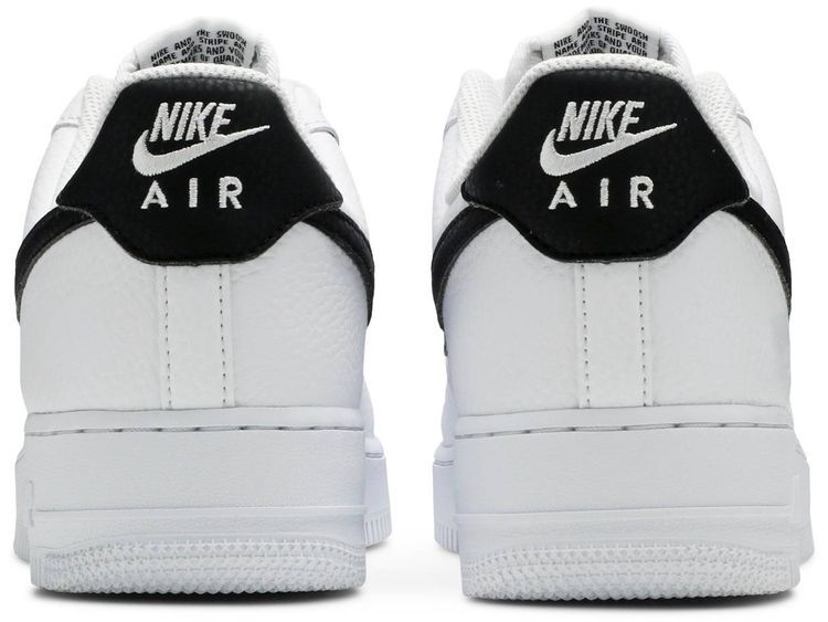 No. 5 - Giày Nike Nam Nike Air Force 1 Black SwooshCT2302-100 - 5