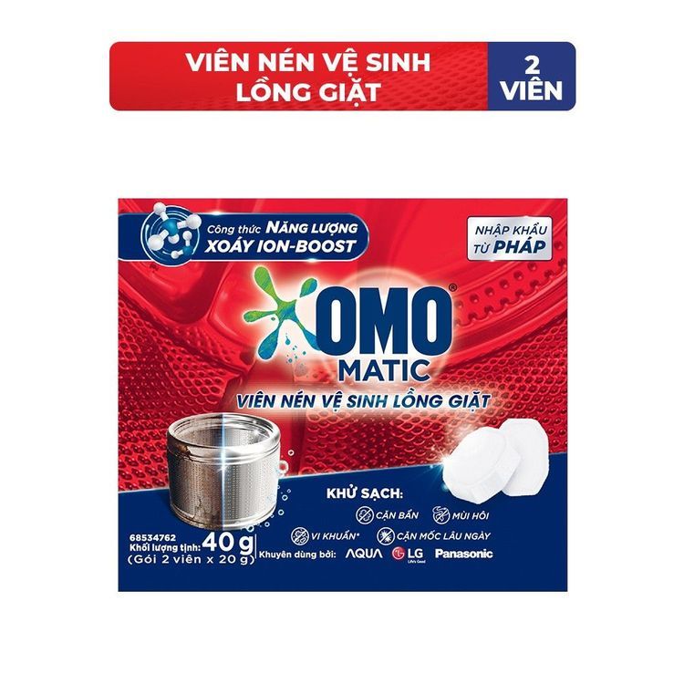 No. 2 - Viên Nén Vệ Sinh Máy Giặt Omo Matic - 4