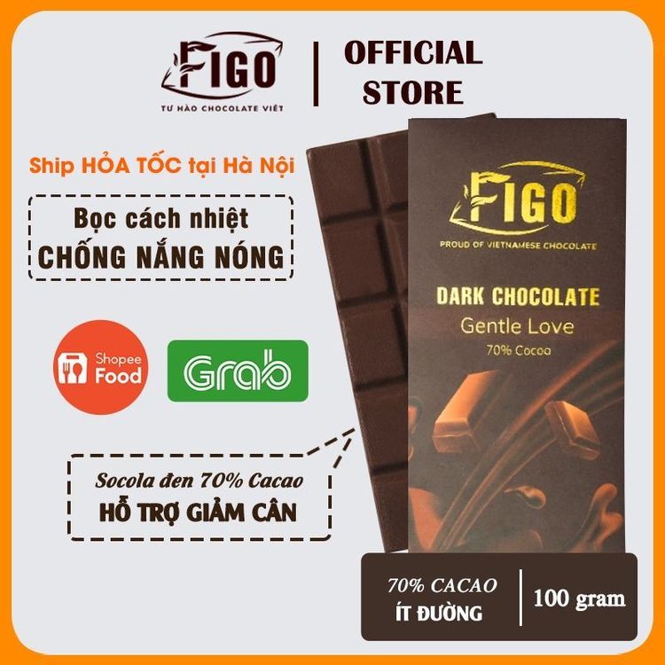 No. 3 - Socola Đen Figo 70% Cacao Ít Đường - 5