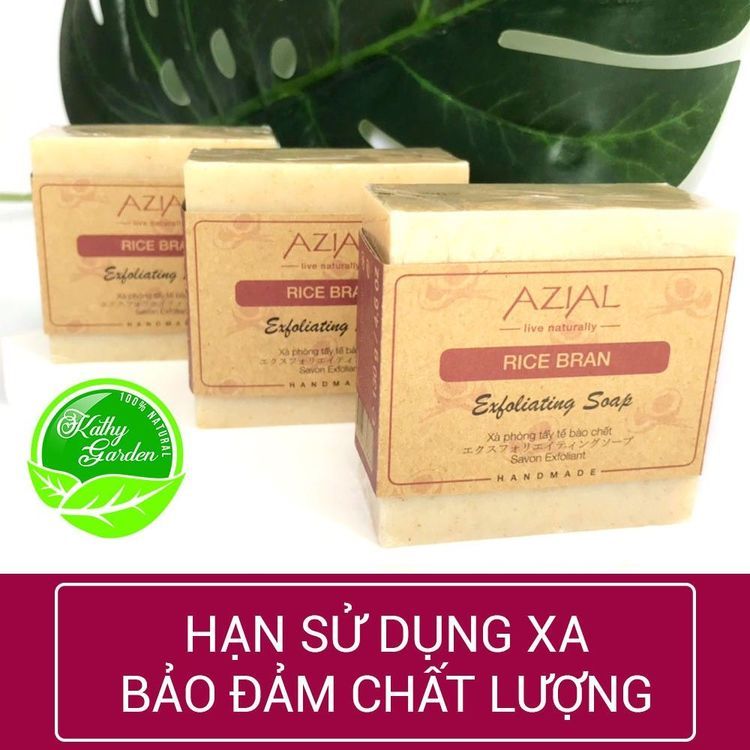 No. 5 - Rice Bran Xà Phòng Tẩy Tế Bào Chết Azial - 6