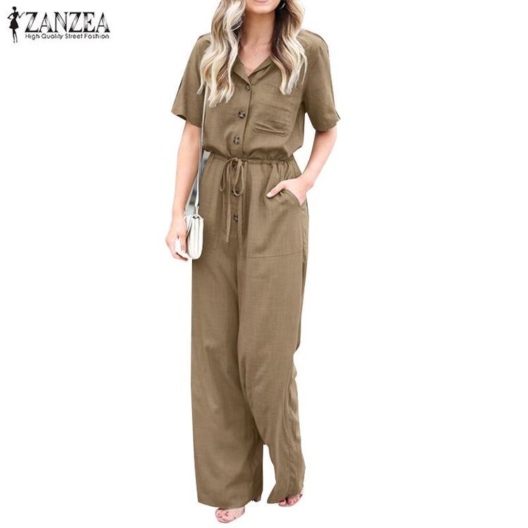 No. 4 - Jumpsuit Năng Động Dành Cho Nữ ZANZEA - 1