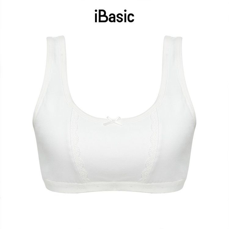 No. 3 - Áo Lót Học Sinh Cotton Tròng Cổ iBasic - 3